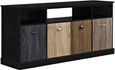 Merced Black TV Console for Screen upto 60in - 1769196PCOMUK