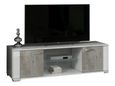 Messina White and Grey 160cm TV Unit