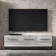 Mia TV Unit with Handles - 185cm - Grey