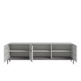 Mia TV Unit with Handles - 185cm - Grey