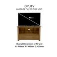 Opus TV Unit - 1 Drawer - Oak