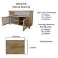 Opus TV Unit - 2 Door - Oak