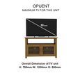Opus TV Unit - 2 Door - Oak