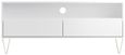 Montour White 2 Drawer TV Unit