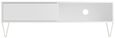 Montour White Sliding Door TV Unit
