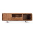 Monza Natural Acacia Wood - Storage Large TV Unit