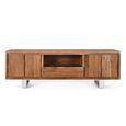 Monza Natural Acacia Wood - Storage Large TV Unit