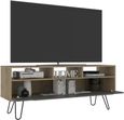 Manhattan Grey Large TV Unit with Hairpin Legs