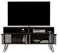 Nevada Grey Oak Effect TV Unit with Hairpin Legs