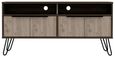 Nevada Grey Oak Effect TV Unit with Hairpin Legs