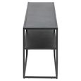 Newton TV Unit - Black Metal