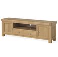 Normandy TV Unit - 190cm Storage Large - Oak