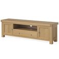 Normandy TV Unit - 190cm Storage Large - Oak
