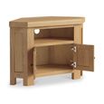 Normandy TV Unit - 2 Door Corner - Oak