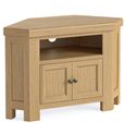 Normandy TV Unit - 2 Door Corner - Oak