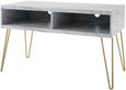 Nowata Athena White Marble Effect TV Stand upto 42in - 1748891COMNUK