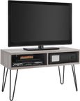 Obion Retro TV Stand in Grey Oak - 1748096PCOMUK