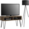 Obion Retro TV Stand in Walnut - 1748396COMUK