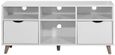 Perce White TV Unit