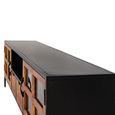 Rieti TV Unit - Industrial Style - Mango Wood - Storage - Large - 2 Door