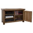 Rustic Oak TV Unit - 1 Door - Oak