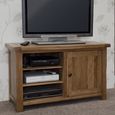 Rustic Oak TV Unit - 1 Door - Oak