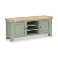 Salcombe TV Unit - 2 Door - Sage Oak