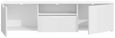 Sienna White Gloss Large TV Unit