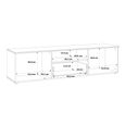 Sienna White Gloss Large TV Unit