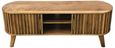Slated Mango Wood 135cm TV Unit