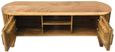 Slated Mango Wood 135cm TV Unit