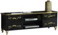 Sofia Black Italian 160cm TV Unit