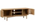 Soho TV Unit - 130cm - Slatted Small Storage - Oak