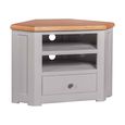 Diamond Painted Corner TV Unit - 1 Drawer