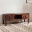 Dakota TV Unit - 145cm - Dark Mango Wood