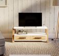 Trinity Reclaimed Wood & White TV Unit
