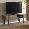 Troy Rustic Wood Effect TV Unit - 1 Drawer