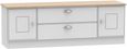Victoria Grey and Riviera Oak 145cm TV Unit