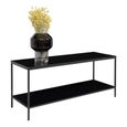 Vita 100cm TV Unit - Black Wood