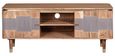 William Acacia Ribbed with Gold Trim 145cm TV Unit