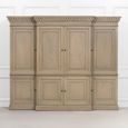 Triple Breakfront Large TV Cabinet - Wood