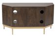 Zaine Walnut 104cm Corner TV Unit