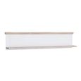 Pontypool Wall Shelf - White and Riva Oak
