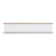 Pontypool Wall Shelf - White and Riva Oak