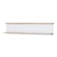 Pontypool Wall Shelf - White and Riva Oak
