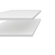 Sprint Wall Shelf - Set of 2 - White