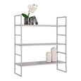 Beja Wall Shelf - Grey Metal