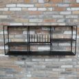 Wall Unit - Black Metal - Kitchen - Wide