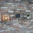 Wall Rack - Metal and Glass