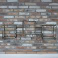 Wall Rack - Metal and Glass